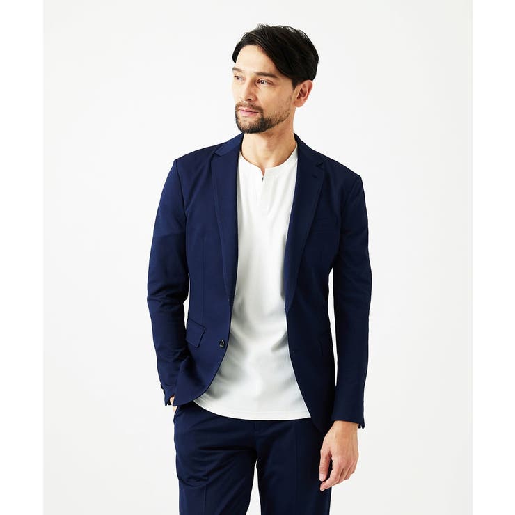 【セットアップ】メッシュテーラードジャケット | MICHEL KLEIN HOMME | 詳細画像3 