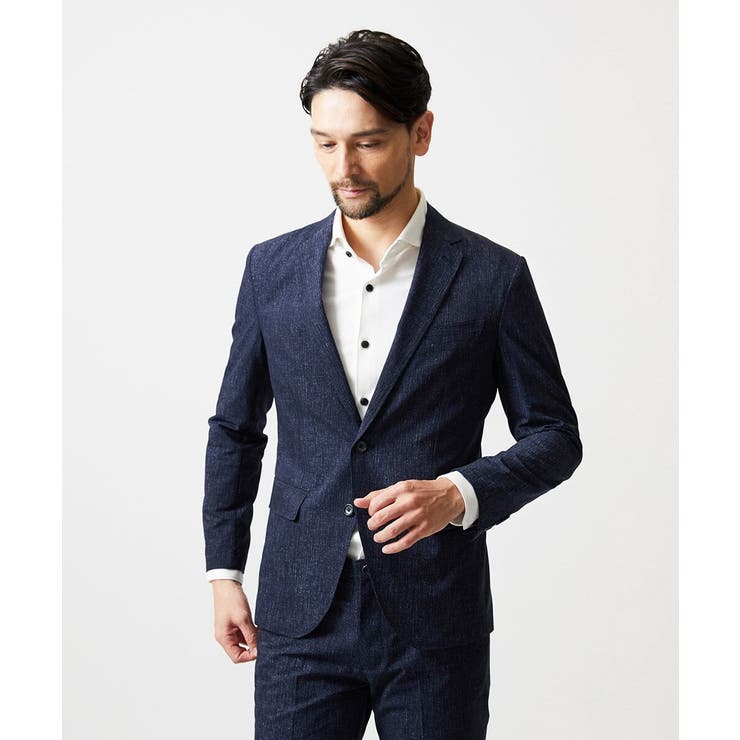 【セットアップ】メッシュプリントテーラードジャケット | MICHEL KLEIN HOMME | 詳細画像2 