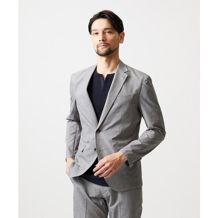 【セットアップ】メッシュプリントテーラードジャケット | MICHEL KLEIN HOMME | 詳細画像9 