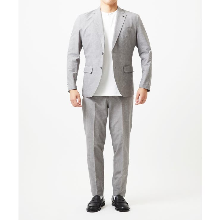 【BODY MAKE】【セットアップ】メッシュプリントテーラードジャケット | MICHEL KLEIN HOMME | 詳細画像10 