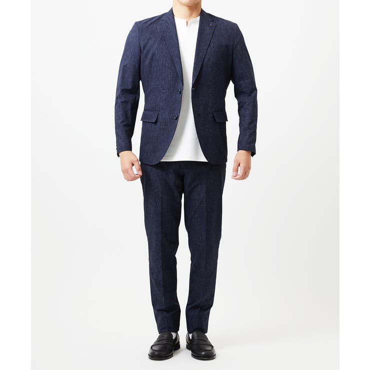 【BODY MAKE】【セットアップ】メッシュプリントテーラードジャケット | MICHEL KLEIN HOMME | 詳細画像6 