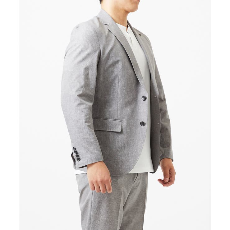 【BODY MAKE】【セットアップ】メッシュプリントテーラードジャケット | MICHEL KLEIN HOMME | 詳細画像8 