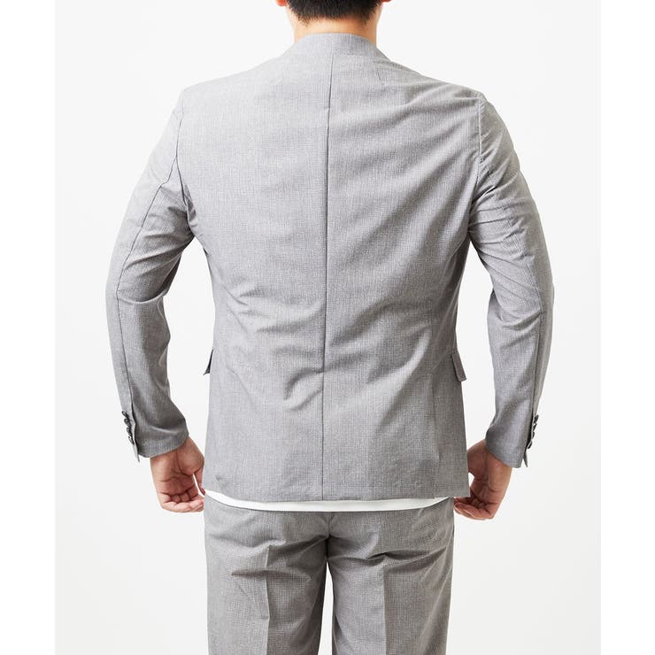 【BODY MAKE】【セットアップ】メッシュプリントテーラードジャケット | MICHEL KLEIN HOMME | 詳細画像9 