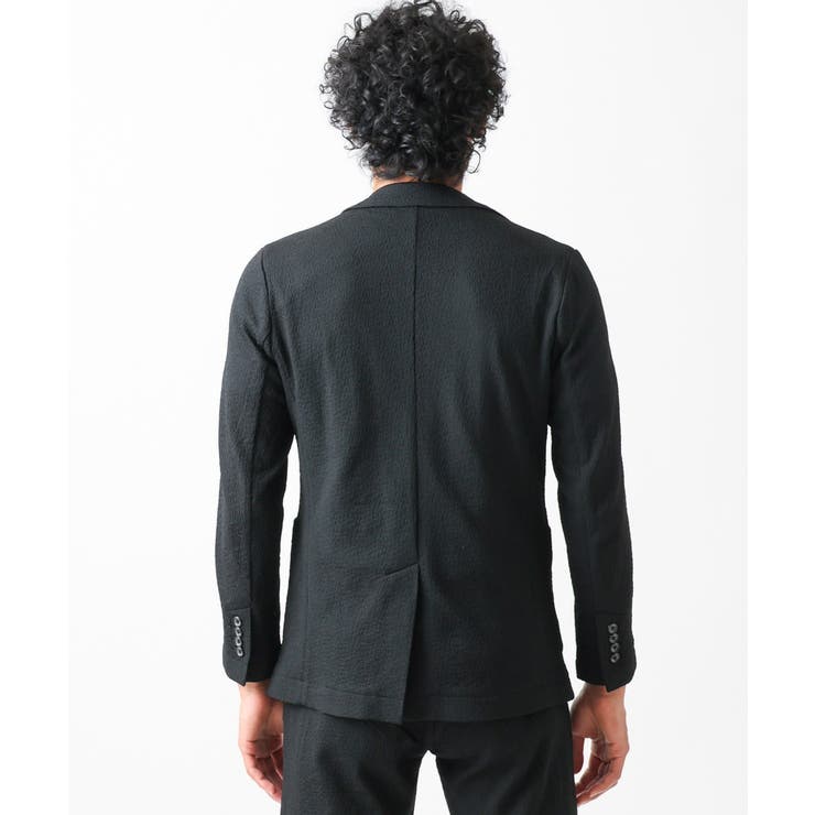 ブランドロゴ刺繍入りニットジャケット | MICHEL KLEIN HOMME | 詳細画像12 