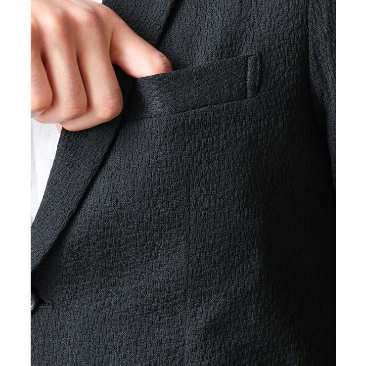 ブランドロゴ刺繍入りニットジャケット | MICHEL KLEIN HOMME | 詳細画像18 