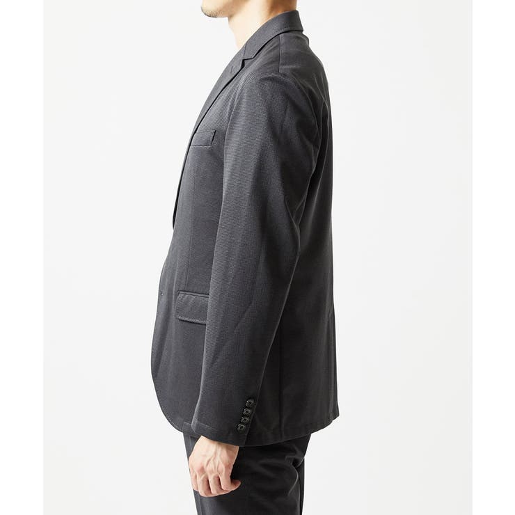 【セットアップ】メッシュストレッチテーラードジャケット | MICHEL KLEIN HOMME | 詳細画像4 