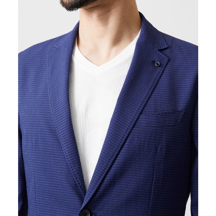 【セットアップ】サッカーテーラードジャケット | MICHEL KLEIN HOMME | 詳細画像7 
