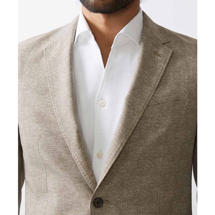 【セットアップ】メッシュプリントテーラードジャケット | MICHEL KLEIN HOMME | 詳細画像10 