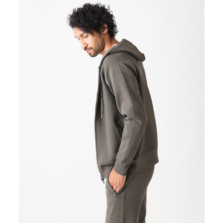 ニットZIPパーカー セットアップ[品番：ITKW0019144]｜MICHEL KLEIN