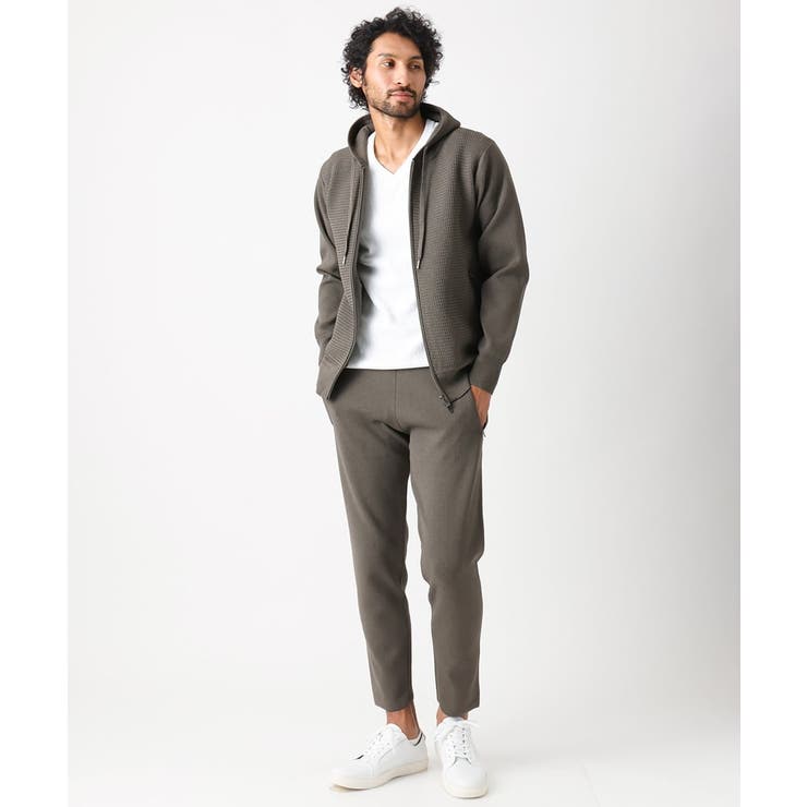 ニットZIPパーカー セットアップ[品番：ITKW0019144]｜MICHEL KLEIN