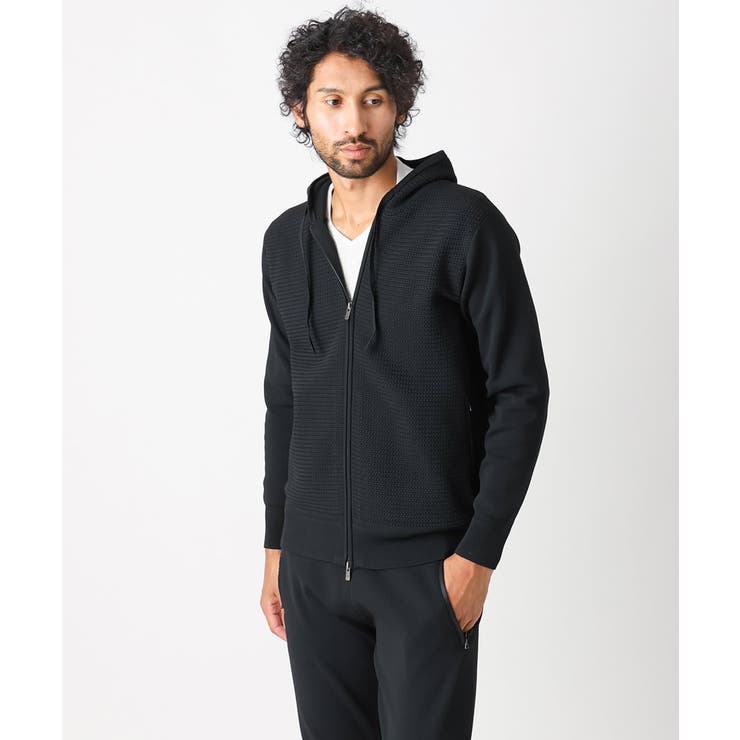 ニットZIPパーカー セットアップ[品番：ITKW0019144]｜MICHEL KLEIN