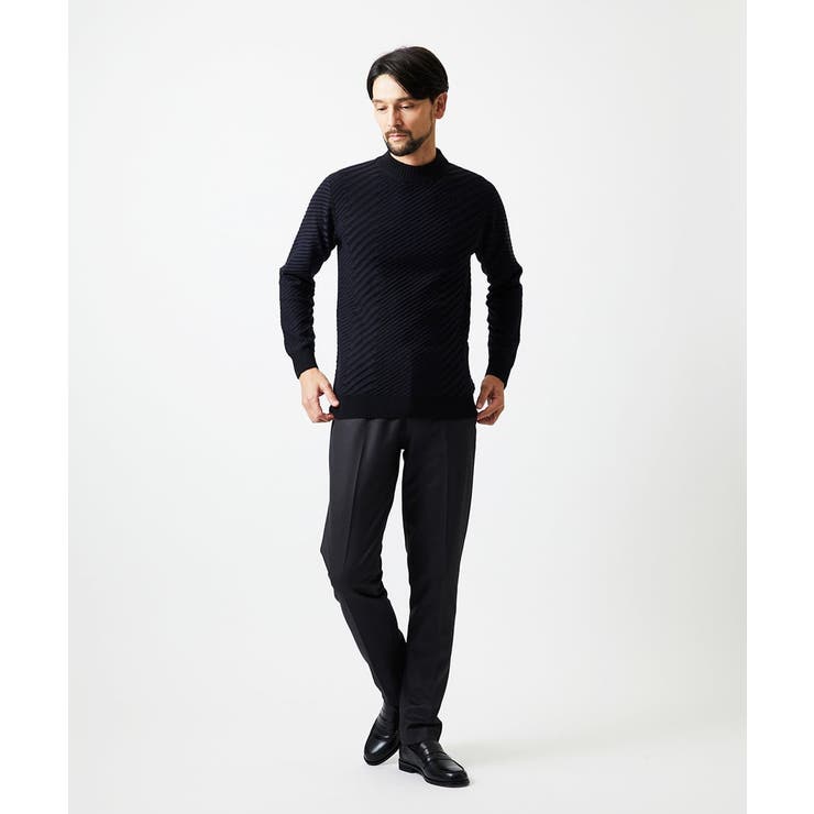 グラデーションモックネックニット | MICHEL KLEIN HOMME | 詳細画像4 