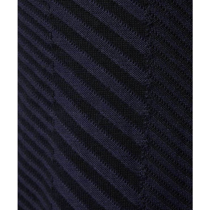 グラデーションスタンドカラーニットブルゾン | MICHEL KLEIN HOMME | 詳細画像15 