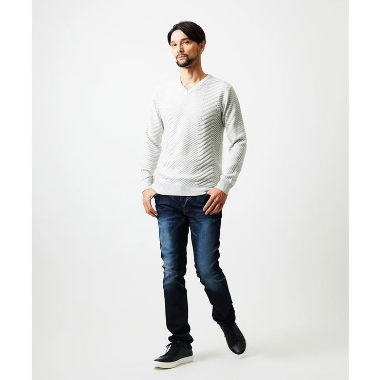 グラデーションVネックニット | MICHEL KLEIN HOMME | 詳細画像11 