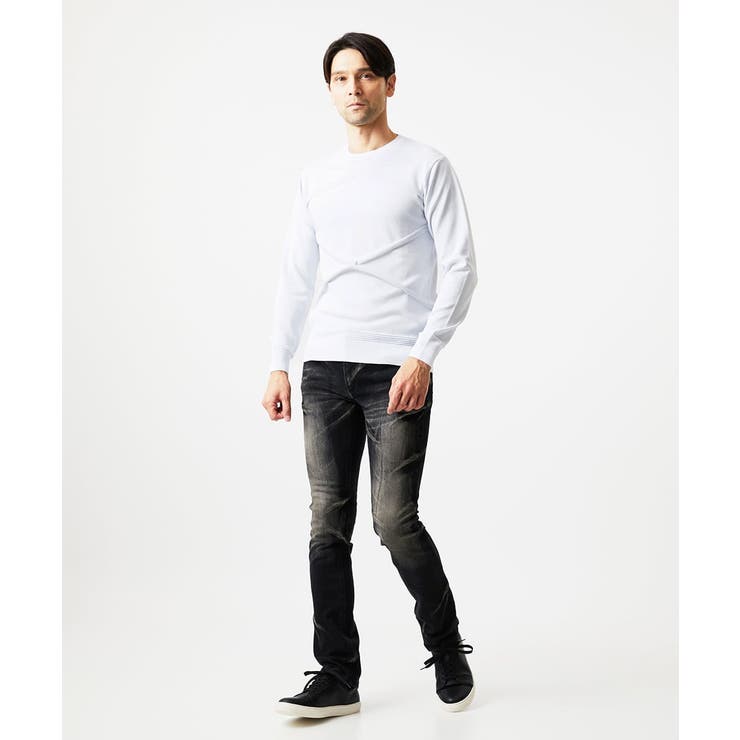 切り替えクルーネックニット | MICHEL KLEIN HOMME | 詳細画像5 