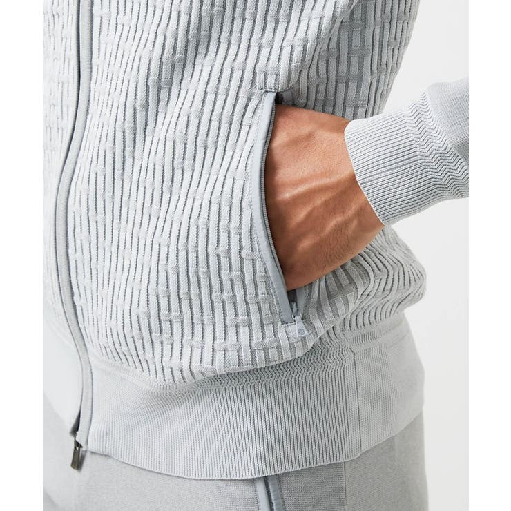 【セットアップ】ニットジップアップパーカー | MICHEL KLEIN HOMME | 詳細画像11 