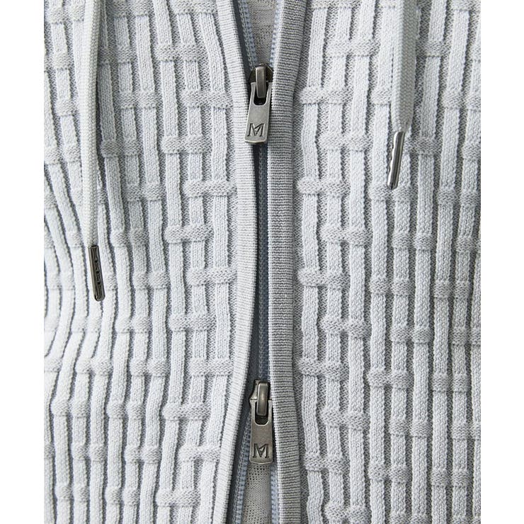 【セットアップ】ニットジップアップパーカー | MICHEL KLEIN HOMME | 詳細画像14 