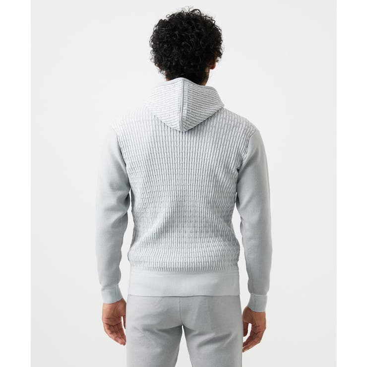 【セットアップ】ニットジップアップパーカー | MICHEL KLEIN HOMME | 詳細画像9 