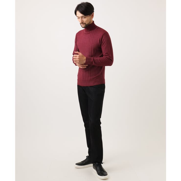 ガーメントダイリブ タートルネックニット | MICHEL KLEIN HOMME | 詳細画像10 