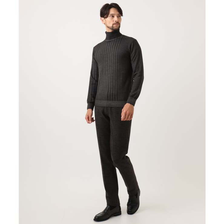 ガーメントダイリブ タートルネックニット | MICHEL KLEIN HOMME | 詳細画像12 
