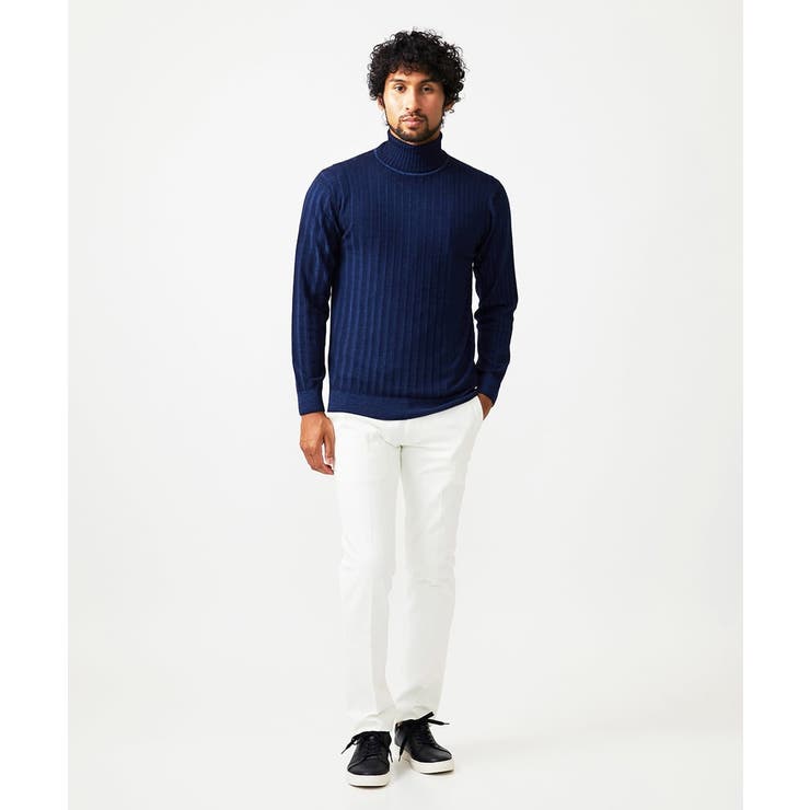 ガーメントダイリブ タートルネックニット | MICHEL KLEIN HOMME | 詳細画像2 
