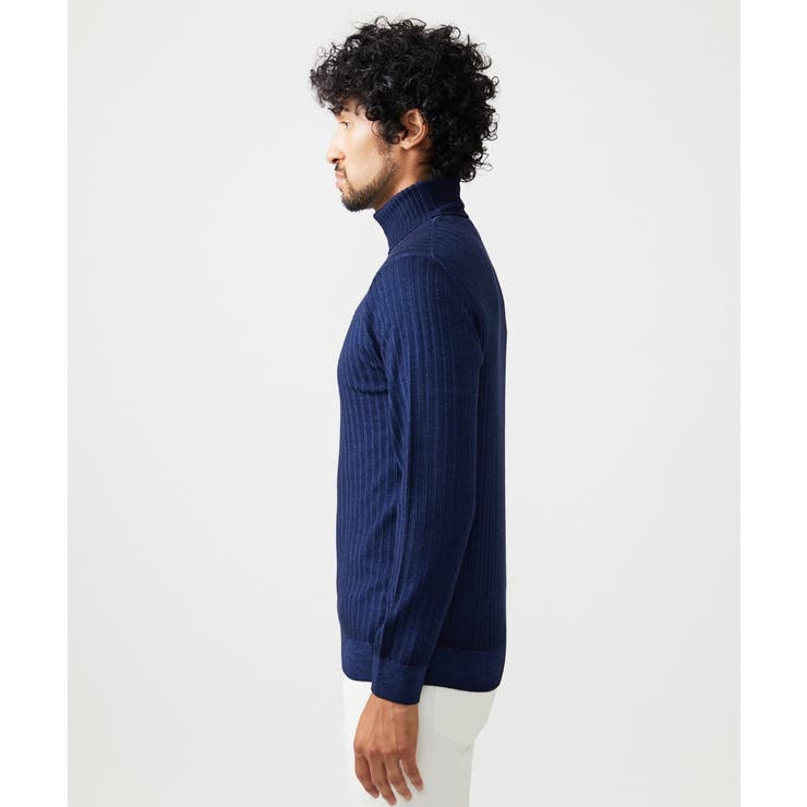 ガーメントダイリブ タートルネックニット | MICHEL KLEIN HOMME | 詳細画像4 