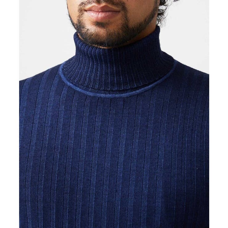 ガーメントダイリブ タートルネックニット | MICHEL KLEIN HOMME | 詳細画像6 