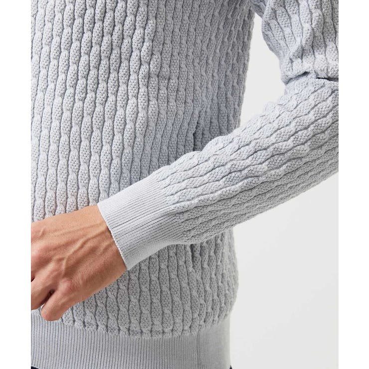 スタンドカラ―ニットカーディガン | MICHEL KLEIN HOMME | 詳細画像15 