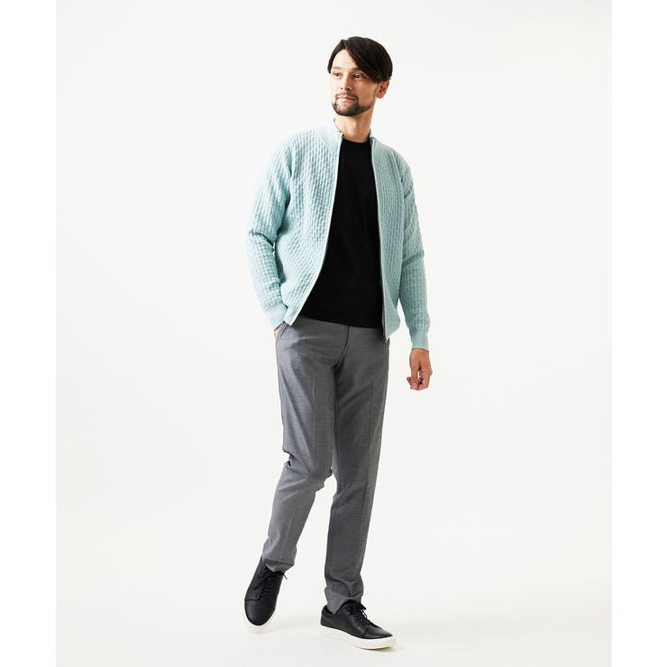 スタンドカラ―ニットカーディガン | MICHEL KLEIN HOMME | 詳細画像2 