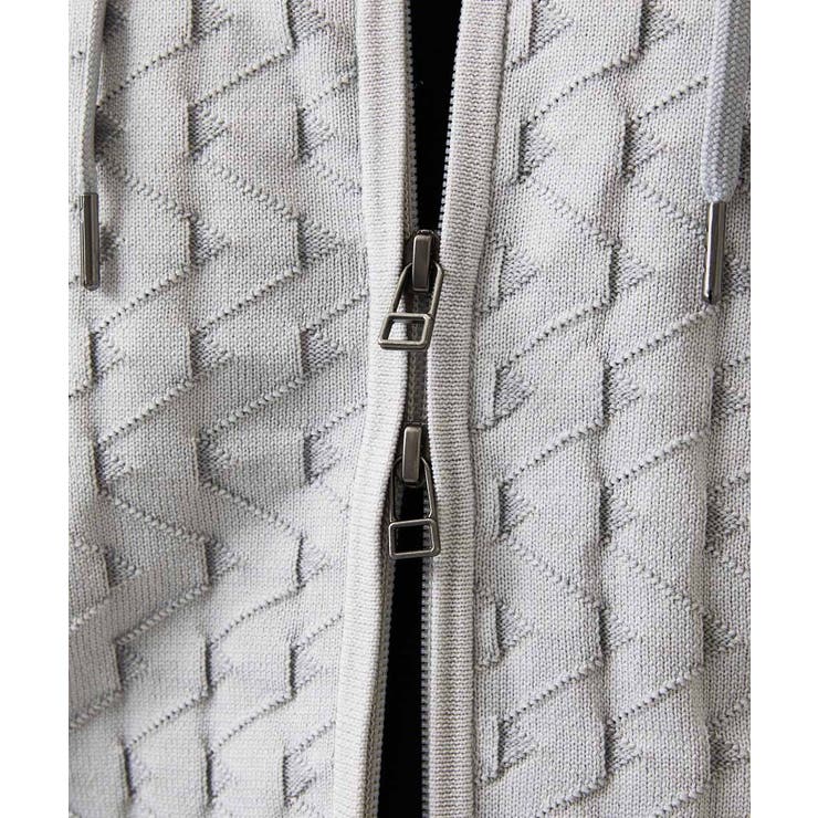 【セットアップ】ニットジップアップパーカー | MICHEL KLEIN HOMME | 詳細画像12 