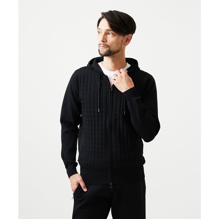【セットアップ】ニットジップアップパーカー | MICHEL KLEIN HOMME | 詳細画像14 