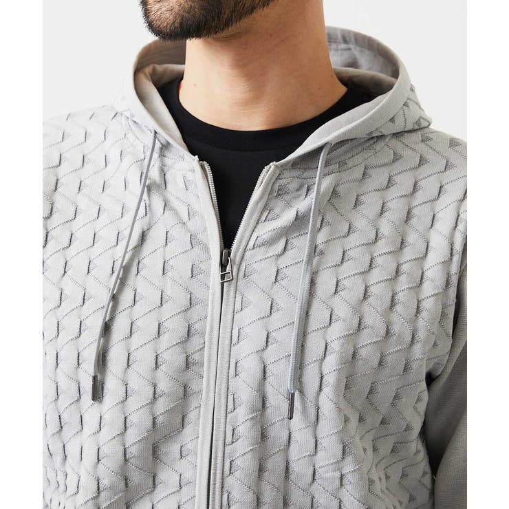 【セットアップ】ニットジップアップパーカー | MICHEL KLEIN HOMME | 詳細画像8 