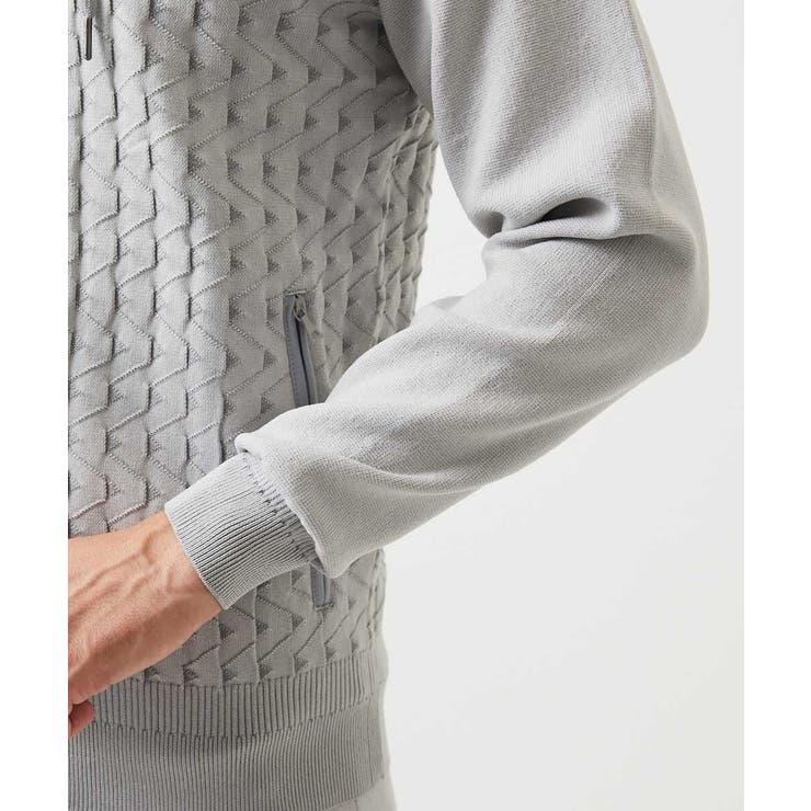 【セットアップ】ニットジップアップパーカー | MICHEL KLEIN HOMME | 詳細画像9 