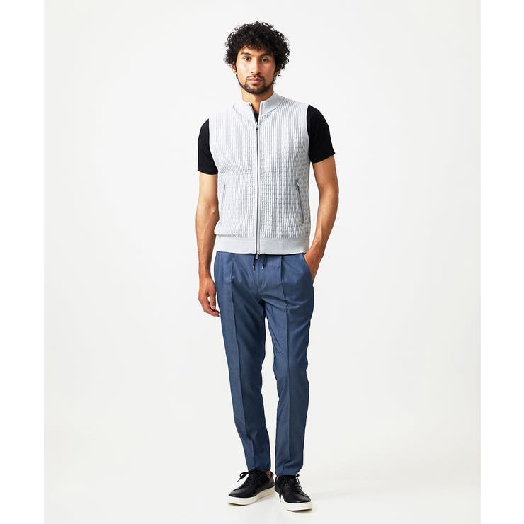 【セットアップ】デニム調ワンタックイージーパンツ | MICHEL KLEIN HOMME | 詳細画像12 