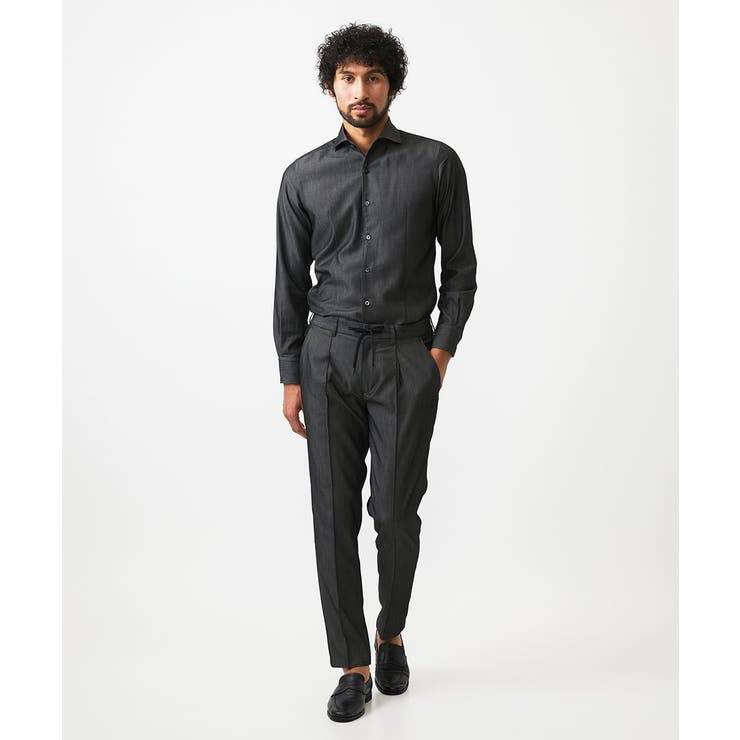 【セットアップ】デニム調ワンタックイージーパンツ | MICHEL KLEIN HOMME | 詳細画像14 