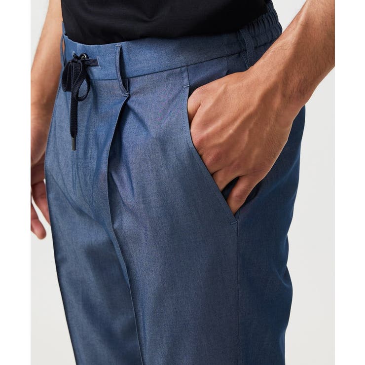 【セットアップ】デニム調ワンタックイージーパンツ | MICHEL KLEIN HOMME | 詳細画像6 