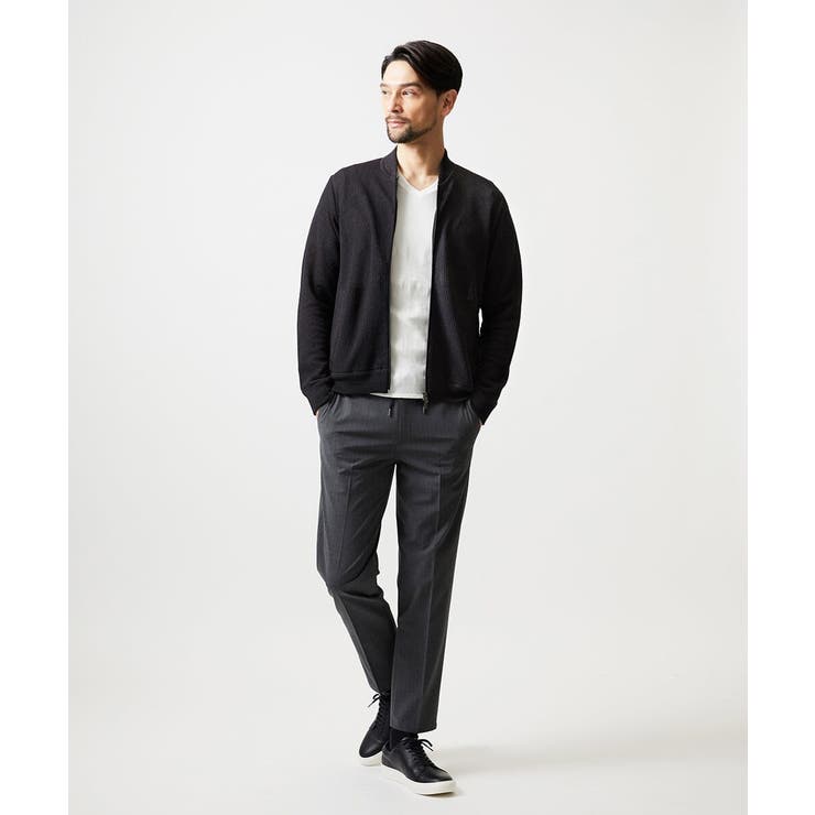 ストライプ2WAY9分丈スラックスパンツ | MICHEL KLEIN HOMME | 詳細画像8 