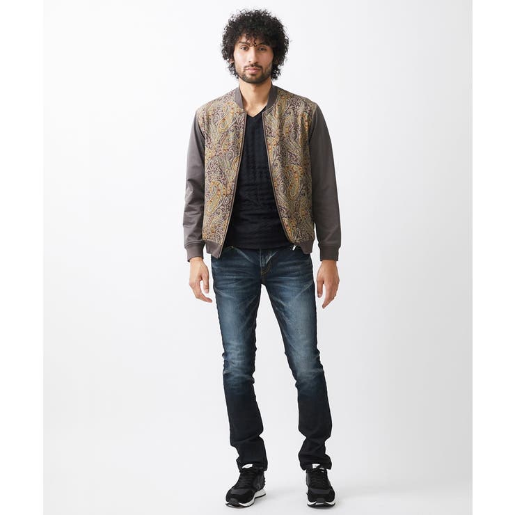 コンビネーションMA-1ブルゾン | MICHEL KLEIN HOMME | 詳細画像2 