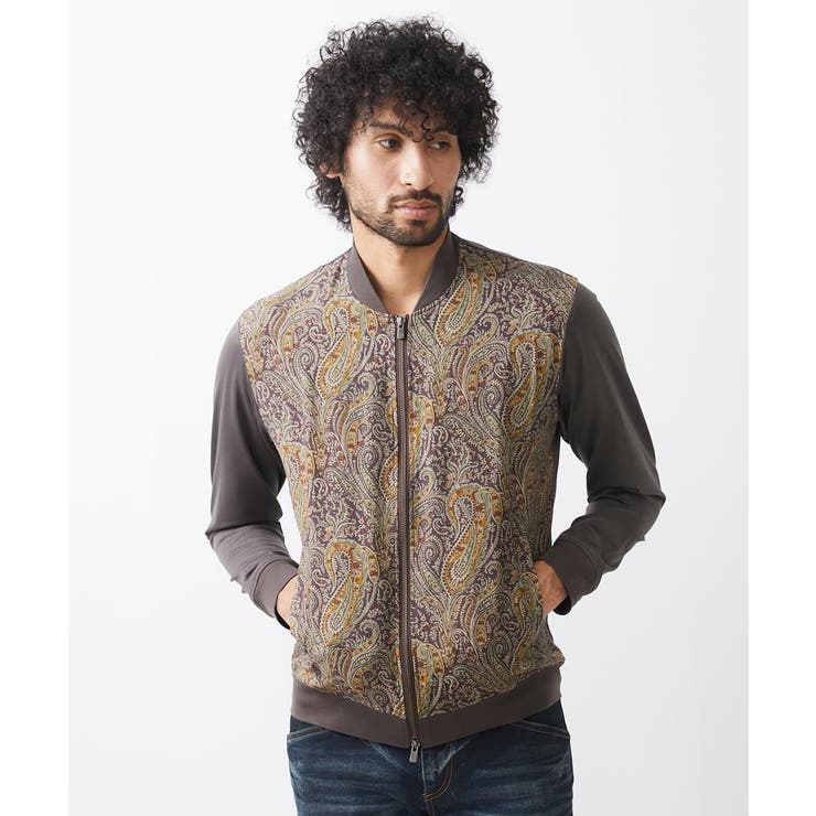 コンビネーションMA-1ブルゾン | MICHEL KLEIN HOMME | 詳細画像4 