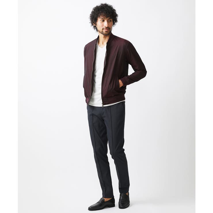 リブ編みナイロンMA-1ブルゾン | MICHEL KLEIN HOMME | 詳細画像2 