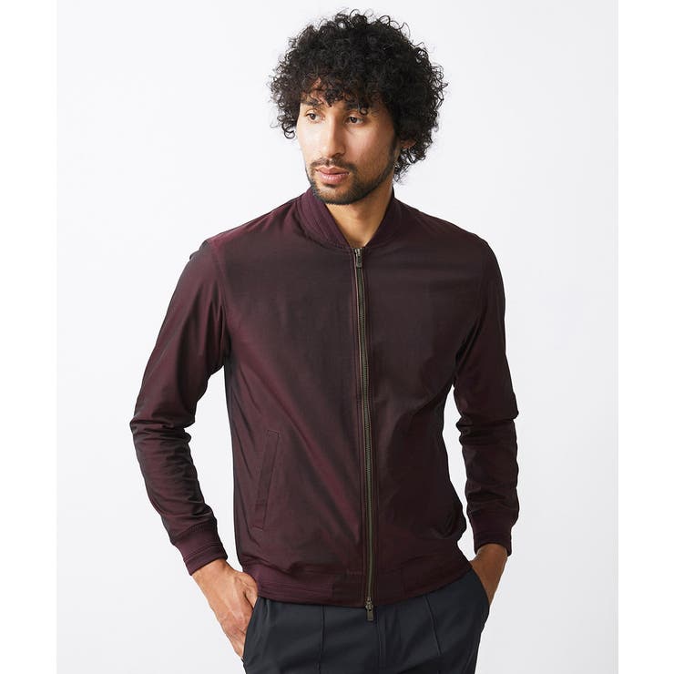 リブ編みナイロンMA-1ブルゾン | MICHEL KLEIN HOMME | 詳細画像3 