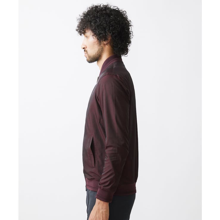 リブ編みナイロンMA-1ブルゾン | MICHEL KLEIN HOMME | 詳細画像5 