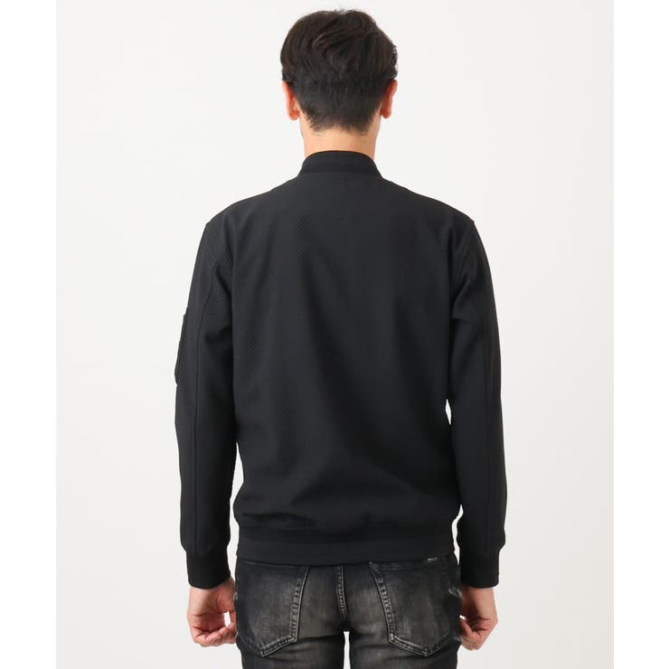 【セットアップ】ビックへリンボンMA-1ブルゾン | MICHEL KLEIN HOMME | 詳細画像6 