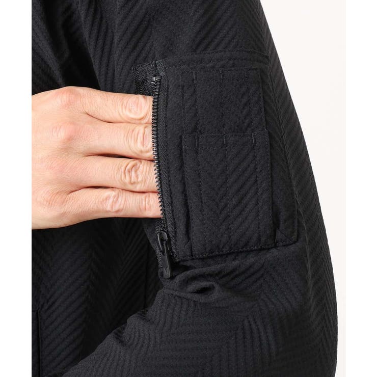 【セットアップ】ビックへリンボンMA-1ブルゾン | MICHEL KLEIN HOMME | 詳細画像8 