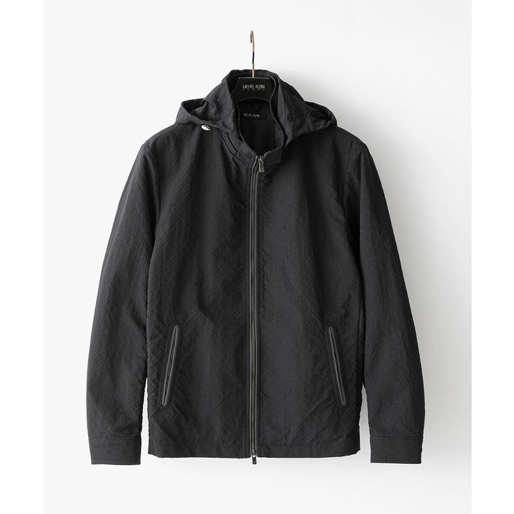 フード付きスタンドカラーブルゾン | MICHEL KLEIN HOMME | 詳細画像1 