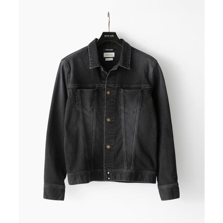 ブラック | 《日本製》20th FACTOTUMコラボ デニムジャケット | MICHEL KLEIN HOMME