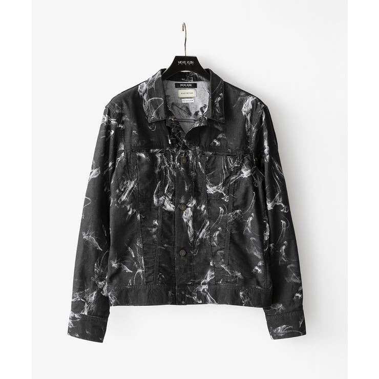 《日本製》20th FACTOTUMコラボ スモーク柄デニムジャケット | MICHEL KLEIN HOMME | 詳細画像1 