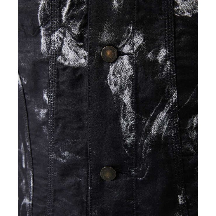 《日本製》20th FACTOTUMコラボ スモーク柄デニムジャケット | MICHEL KLEIN HOMME | 詳細画像12 