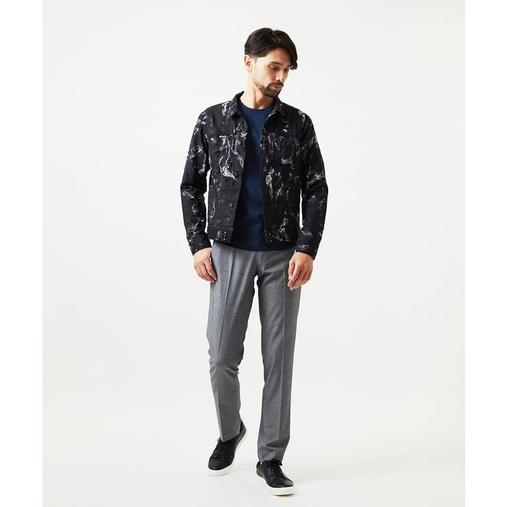 《日本製》20th FACTOTUMコラボ スモーク柄デニムジャケット | MICHEL KLEIN HOMME | 詳細画像4 