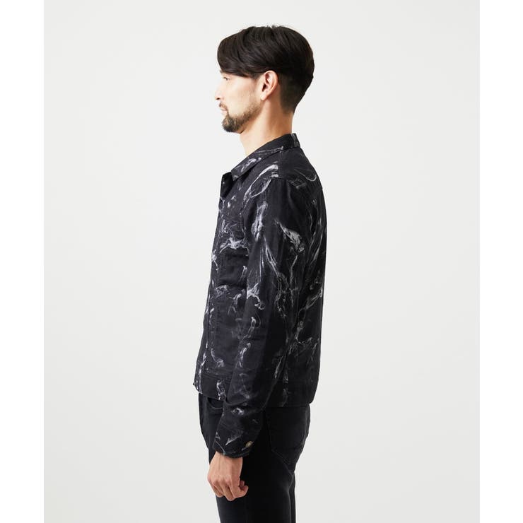 《日本製》20th FACTOTUMコラボ スモーク柄デニムジャケット | MICHEL KLEIN HOMME | 詳細画像6 